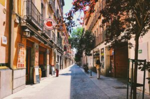 Lovely street in Madrid