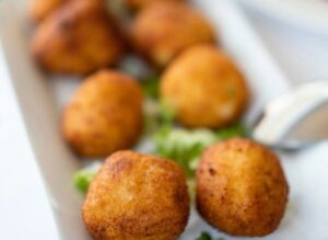 Croquetas On Plate